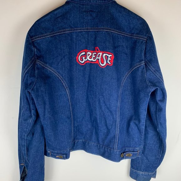 Vintage sedgefield grease movie promo denim jacket